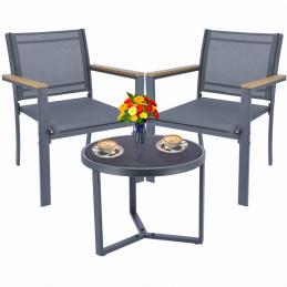 Комплект градински мебели 2 стола + маса