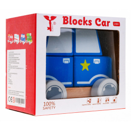 Дървена полицейска кола