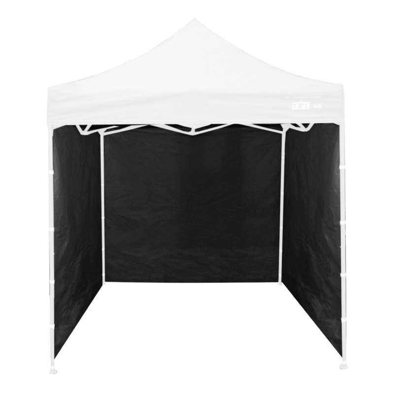 Aga Странични стени за щанд за продажби 3x3m Black