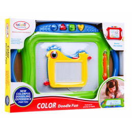 Комплект от 2 детски цинкови химикалки 3+ изтриваеми рисунки + гумички + 4 печата