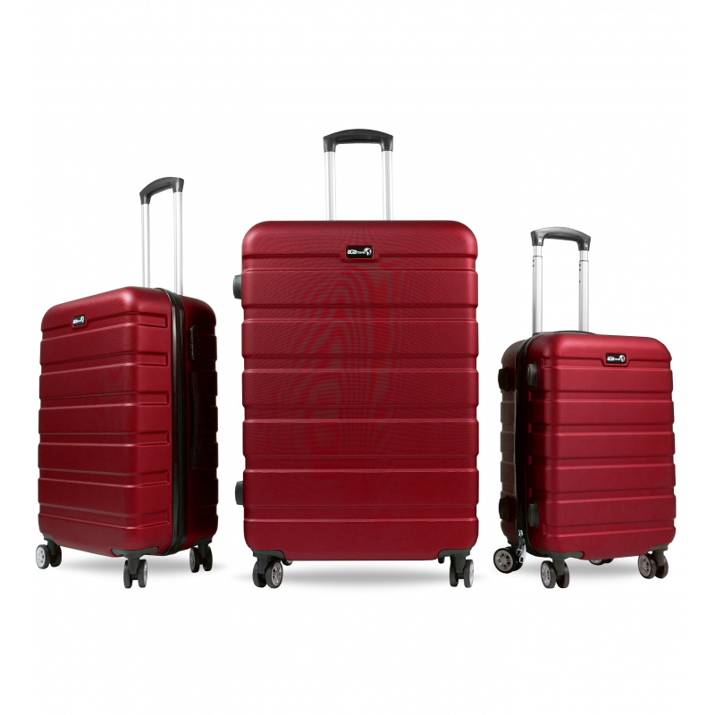 Aga Travel Комплект пътнически куфар MR4650 Червен