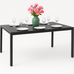 Градинска маса - черна