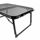 Aga Сгъваема къмпинг маса 60x40x25/33 см Черна