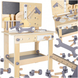 Aga Дървена детска работилница с инструменти