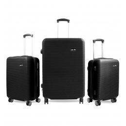 Aga Travel Комплект пътнически куфар MR4651 Black