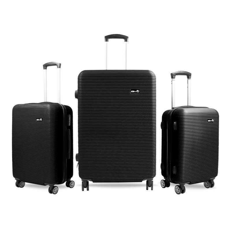 Aga Travel Комплект пътнически куфар MR4651 Black