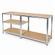 Linder Exclusiv Метален рафт 180x90x40 cm 5 рафта