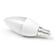 LED крушка C37 - E14 - 3W - 270 lm - студена бяла
