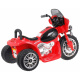 Детски велосипед с батерии Chopper Red + 3 колела + звуци + LED светлини