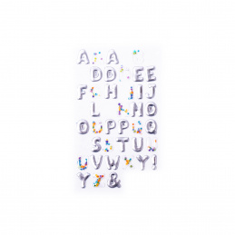 Aga4Kids Самозалепващи се букви DS8101SP