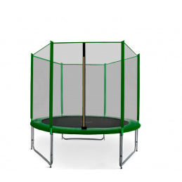 Aga SPORT PRO Батут 150 см Тъмнозелен + защитна мрежа