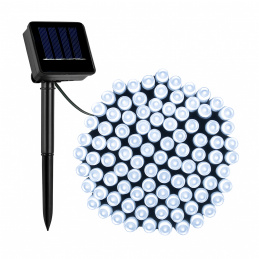 Linder Exclusiv Solární světelný řetěz 150 LED Studená bílá