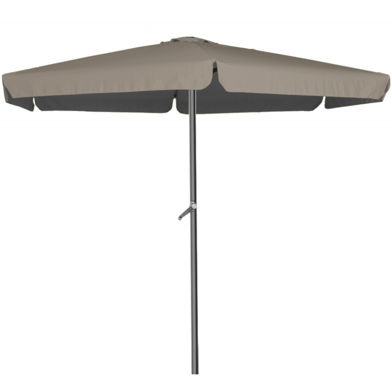 Linder Exclusiv Градински чадър 400 cm Сиво-кафяв