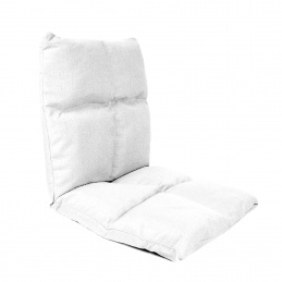 Aga Регулируемо кресло за пода 52x55x55 см Бяло