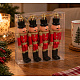 Aga Комплект коледни орнаменти 4 бр Nutcracker Червено