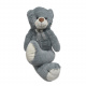 Aga4Kids Плюшено мече 130 см сиво