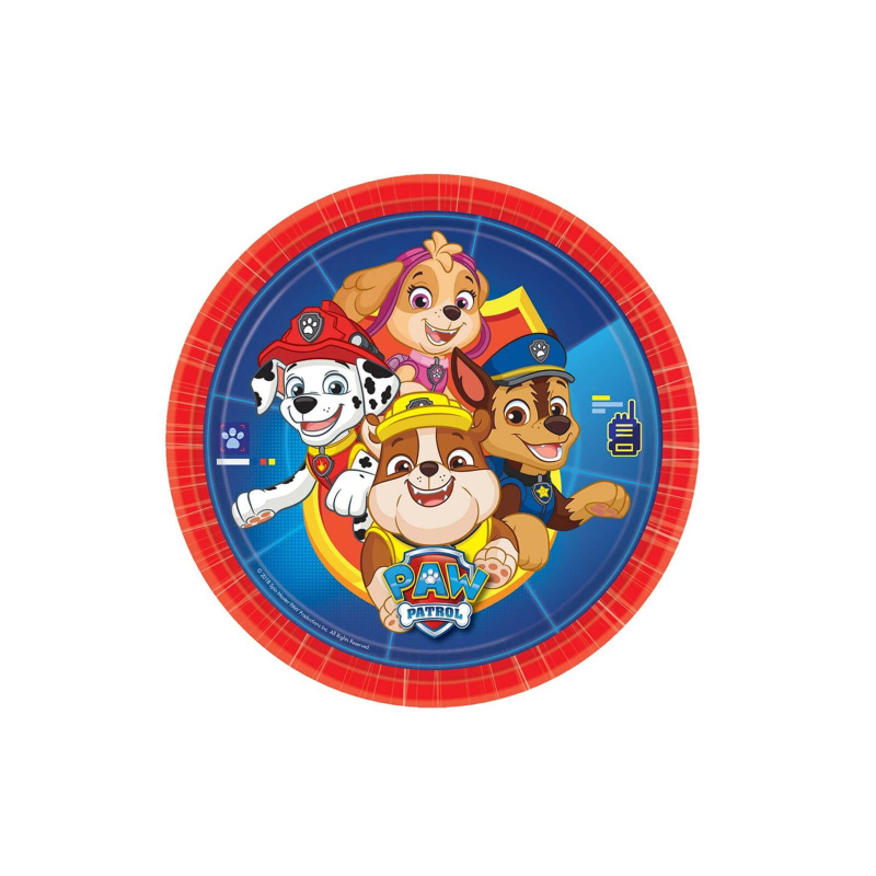 PawPatrol Хартиени чинии Paw Patrol 20 cm 8 бр