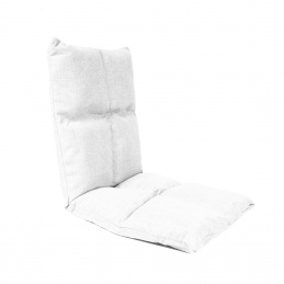 Aga Регулируемо кресло за пода 36x48x48 см Бяло