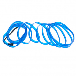 LED амбиентно осветление за автомобил / автомобил USB / 12V лента 3 м синьо