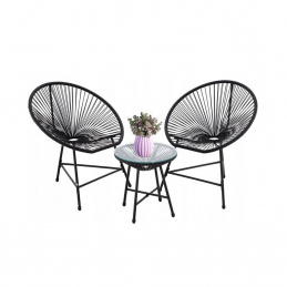 Aga Градински комплект Черен