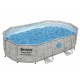Стойка за басейн Bestway 488x305x107 11in1 камък 56946