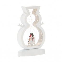 Aga Декоративна коледна LED лампа Снежен човек
