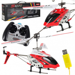 RC хеликоптер SYMA S107G червен