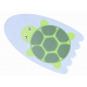 Aga Дъска за плуване Turtle Blue