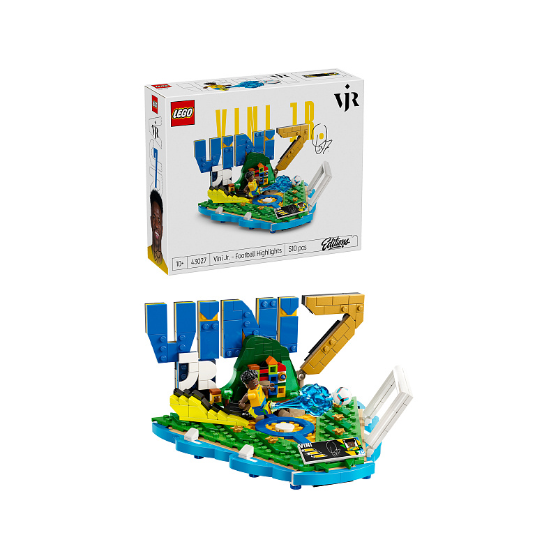 LEGO® Editions 43027 Vini Jr. – Hvězdné momenty fotbalu