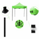 Aga Продаващ щанд без страници 2x2 м Зеленый