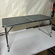 Aga Сгъваема къмпинг маса 120x60x54/60/70 см Сива