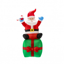 Aga Надуваем LED Дядо Коледа 185 см