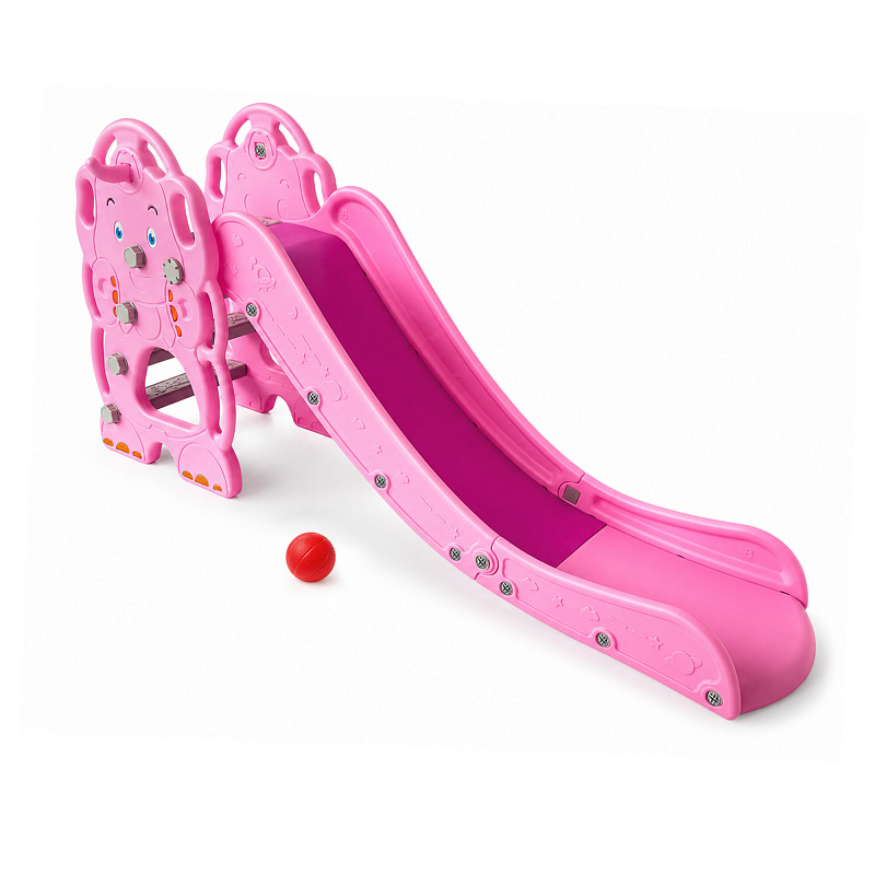 Aga4Kids Пързалка с дръжка 170 см Розова