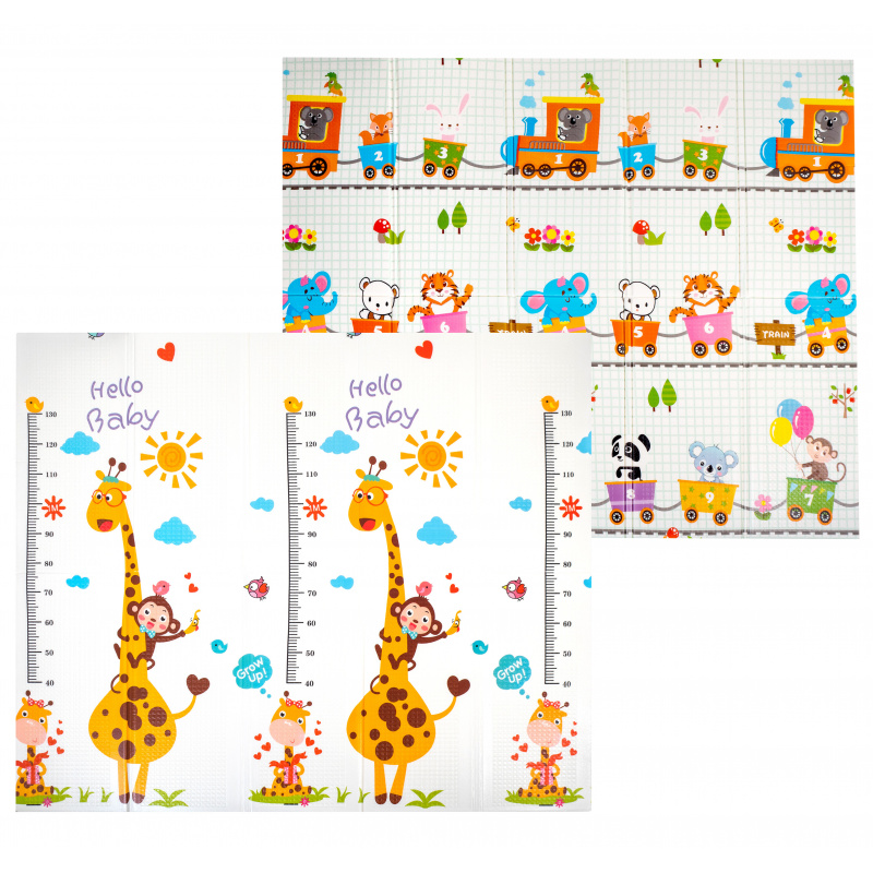 Aga4Kids Сгъваема постелка от пяна за деца 200x180 cm MR133