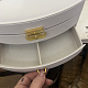 Aga Кутия за бижута 20x16x10 см Бяла DAZ886