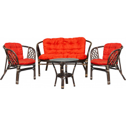 Aga Ратанов комплект BAHAMA Choco Red