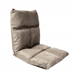 Aga Регулируемо кресло за пода 52x55x55 см Кафяво