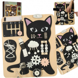 Aga Образователно сензорно дървено коте LULILO KICIAO