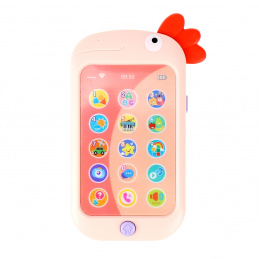 Aga4Kids Бебешки телефон Rooster Pink