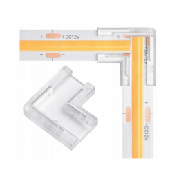 Г-образен конектор за 8 мм LED ленти 2 PIN