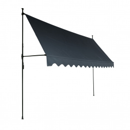 Aga Телескопичен сенник 300x120 см Сив