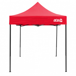Aga Продаващ щанд без страници 2x2 м Светлочервен