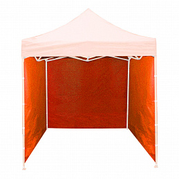 Aga Странична стена за търговски щанд 3x3m Оранжева