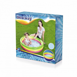 Надуваем детски басейн Rainbow 102x25cm BESTWAY + ремонтна лепенка