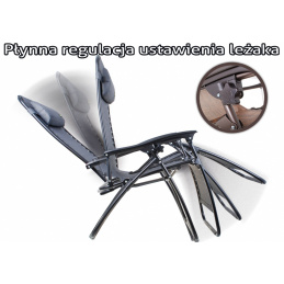 Градински и плажен шезлонг Stripes