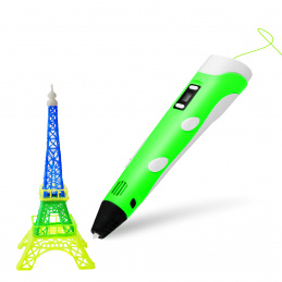 3D писалка Aga с LCD дисплей Зелена