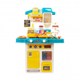Aga4Kids Пластмасова кухня MR6132 Жълта/Синя