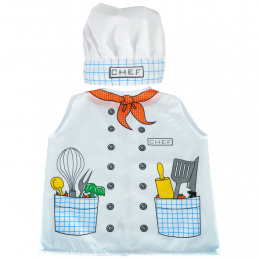 Карнавален костюм на готвач пекар 3-8 години