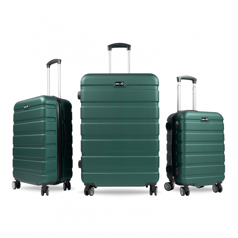Aga Travel Комплект пътнически куфар MR4650 Green