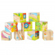 Aga Образователни дървени блокчета Превозни средства 9 бр